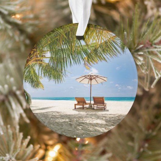 Tropical Beaches | Beach Dominican Republic Ornament (Boom)