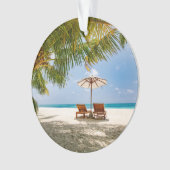 Tropical Beaches | Beach Dominican Republic Ornament (voorkant)