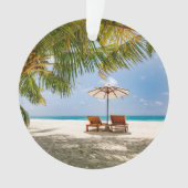 Tropical Beaches | Beach Dominican Republic Ornament (voorkant)