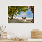 Tropical Beaches | Beach Dominican Republic Poster (Keuken)