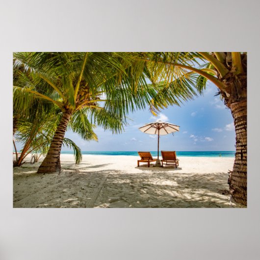 Tropical Beaches | Beach Dominican Republic Poster (Voorkant)