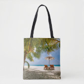 Tropical Beaches | Beach Dominican Republic Tote Bag (Voorkant)