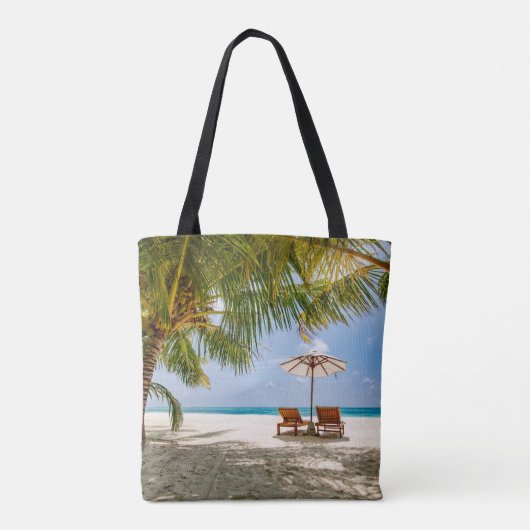 Tropical Beaches | Beach Dominican Republic Tote Bag (Achterkant)