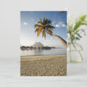 Tropical Beaches | Beach Huts, Bora Bora Bedankkaart (Staand voorkant)