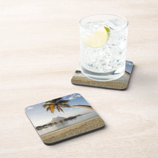 Tropical Beaches Bora Bora Bier Onderzetter (Rechterzijde)