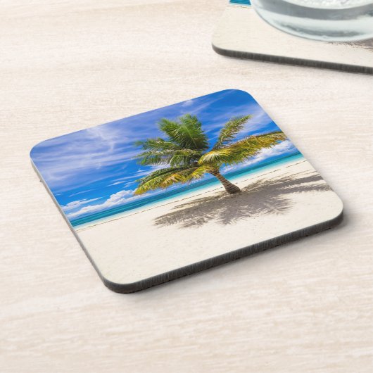 Tropical Beaches | Bora Bora, French Polynesia Bier Onderzetter (Linkerzijde)