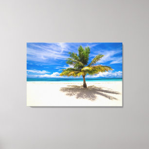 Tropical Beaches Bora Bora, French Polynesia Canvas Afdruk