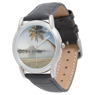 Tropical Beaches Bora Bora Horloge