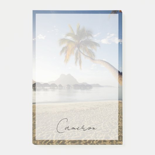 Tropical Beaches Bora Bora Post-it® Notes (Voorkant)