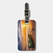 Tropical Beaches | Boracay's White Beach Bagagelabel (Voorkant verticaal)