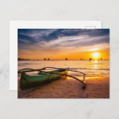 Tropical Beaches | Boracay's White Beach Briefkaart (Voorkant / Achterkant)