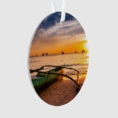 Tropical Beaches | Boracay's White Beach Ornament (voorkant)