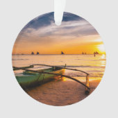 Tropical Beaches | Boracay's White Beach Ornament (voorkant)