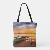 Tropical Beaches | Boracay's White Beach Tote Bag (Achterkant)