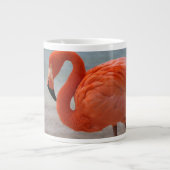 Tropical Beaches Caribbean Flamingo, Aruba Grote Koffiekop (Voorkant)