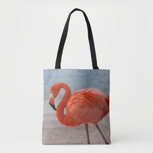 Tropical Beaches Caribbean Flamingo, Aruba Tote Bag (Voorkant)