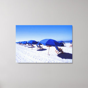 Tropical Beaches Clearwater, Florida Canvas Afdruk