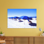 Tropical Beaches | Clearwater, Florida Canvas Afdruk (Insitu (Woonkamer))