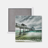 Tropical Beaches | Clearwater Florida Magneet (Voorkant / Achterkant)