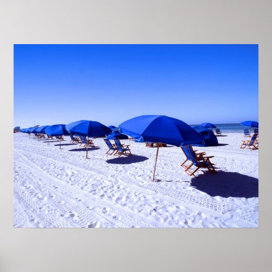 Tropical Beaches | Clearwater, Florida Poster (Voorkant)