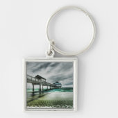 Tropical Beaches | Clearwater Florida Sleutelhanger (Voorkant)