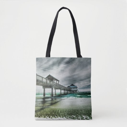 Tropical Beaches | Clearwater Florida Tote Bag (Voorkant)