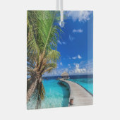 Tropical Beaches Dusit Thani Maldives Glas Ornament (Voorkant Rechts)