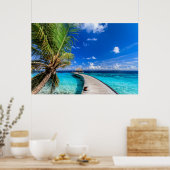 Tropical Beaches Dusit Thani Maldives Poster (Keuken)