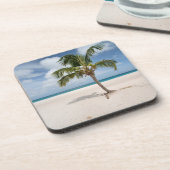 Tropical Beaches Eagle Beach, Aruba Bier Onderzetter (Linkerzijde)