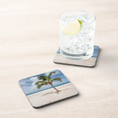 Tropical Beaches Eagle Beach, Aruba Bier Onderzetter (Rechterzijde)