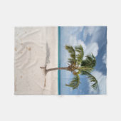 Tropical Beaches Eagle Beach, Aruba Fleece Deken (Voorkant (Horizontaal))