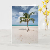 Tropical Beaches | Eagle Beach, Aruba Kaart (Gele Bloem)