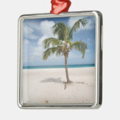 Tropical Beaches Eagle Beach, Aruba Metalen Ornament (Links)