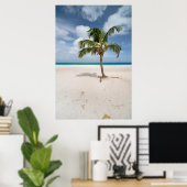 Tropical Beaches Eagle Beach, Aruba Poster (Thuiskantoor)