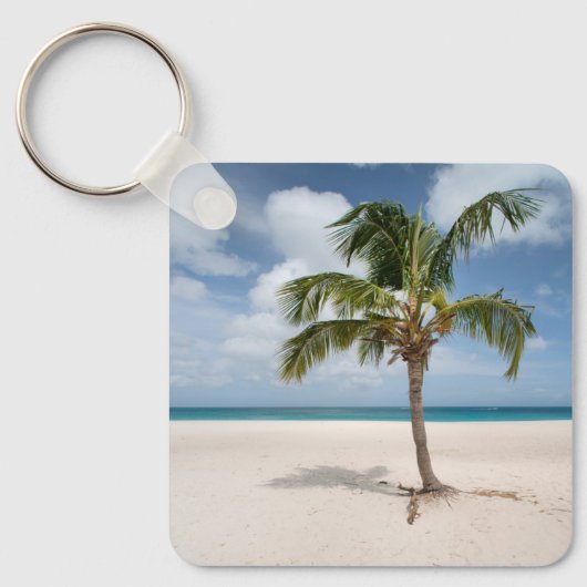 Tropical Beaches Eagle Beach, Aruba Sleutelhanger (Voorkant)