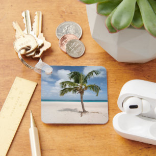 Tropical Beaches Eagle Beach, Aruba Sleutelhanger