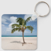 Tropical Beaches Eagle Beach, Aruba Sleutelhanger (Achterkant)