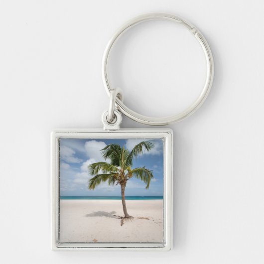 Tropical Beaches Eagle Beach, Aruba Sleutelhanger (Voorkant)