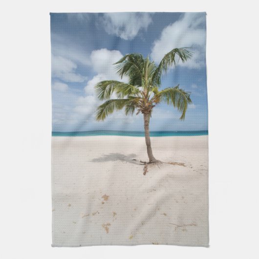 Tropical Beaches | Eagle Beach, Aruba Theedoek (Verticaal)
