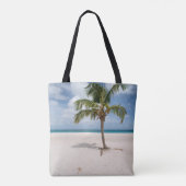 Tropical Beaches Eagle Beach, Aruba Tote Bag (Achterkant)