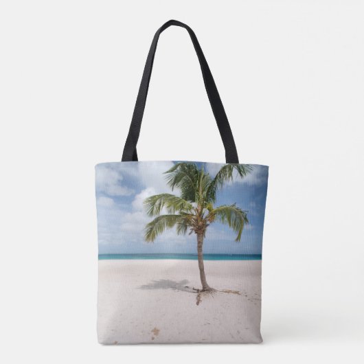 Tropical Beaches Eagle Beach, Aruba Tote Bag (Achterkant)