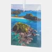 Tropical Beaches | El Nido Phillipines Glas Ornament (Voorkant links)