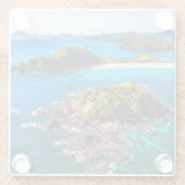 Tropical Beaches | El Nido Phillipines Glazen Onderzetter (Achterkant)