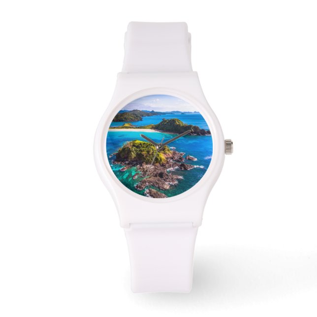 Tropical Beaches | El Nido Phillipines Horloge (Voorkant)