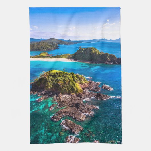 Tropical Beaches | El Nido Phillipines Theedoek (Verticaal)