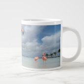 Tropical Beaches Flamingos Beach, Aruba Grote Koffiekop (Rechts)