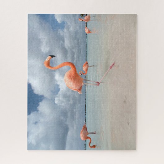 Tropical Beaches Flamingos Beach, Aruba Legpuzzel (Verticaal)