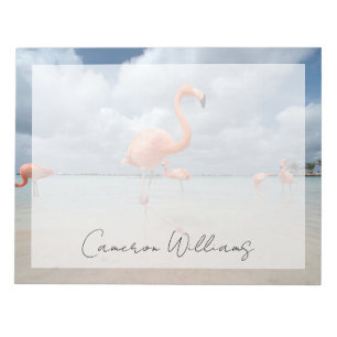 Tropical Beaches Flamingos Beach, Aruba Notitieblok