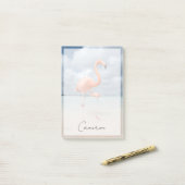 Tropical Beaches Flamingos Beach, Aruba Post-it® Notes (Op bureau)