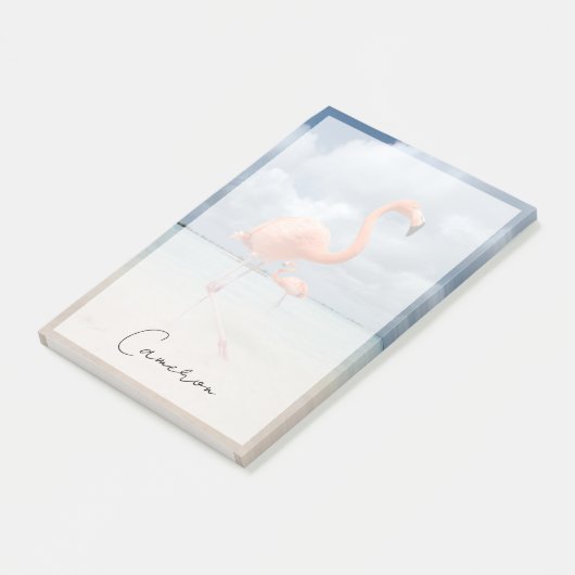 Tropical Beaches Flamingos Beach, Aruba Post-it® Notes (Schuin)